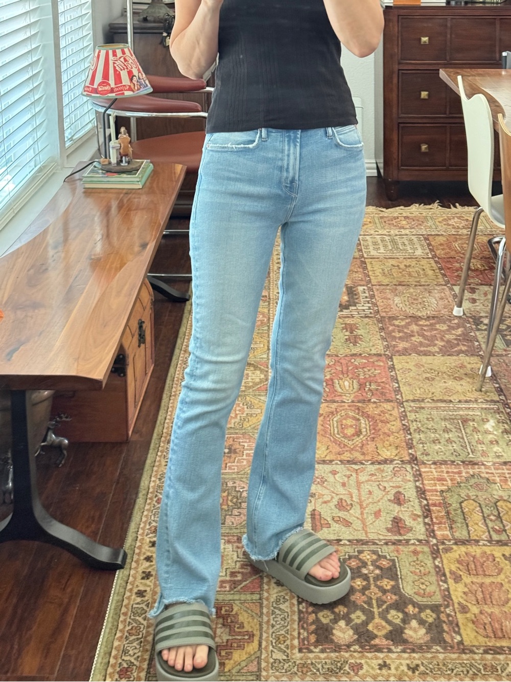 MOTHER THE RUNAWAY STEP FRAY JEANS Size 25